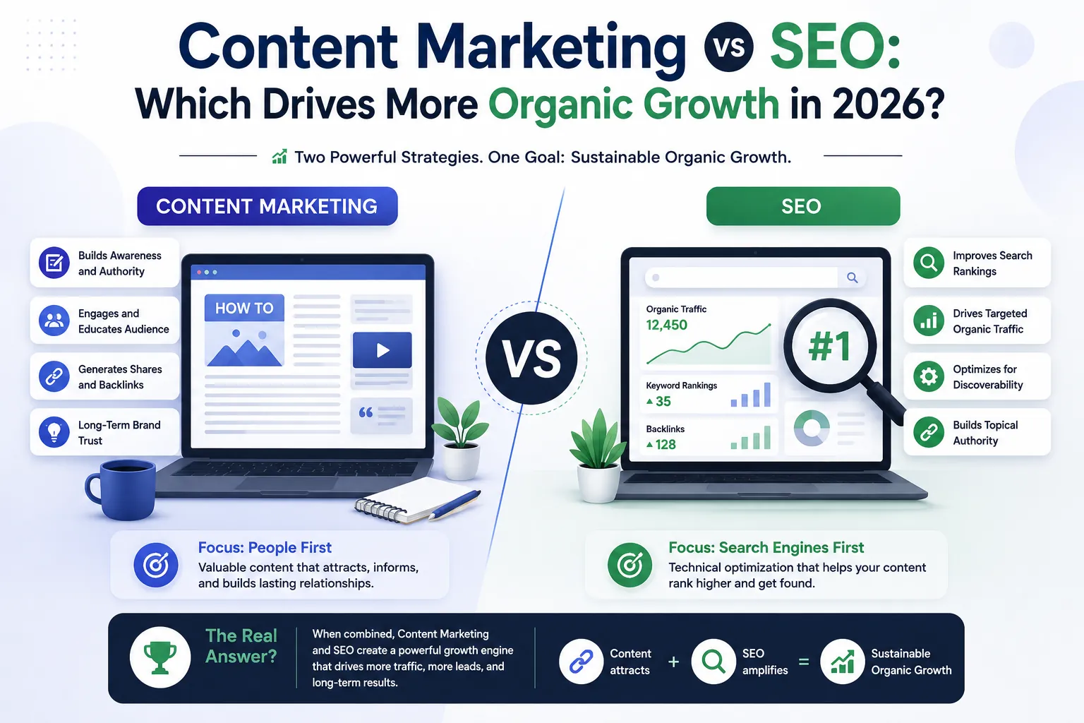 Content Marketing vs SEO: Which Drives More Organic Growth in 2026?