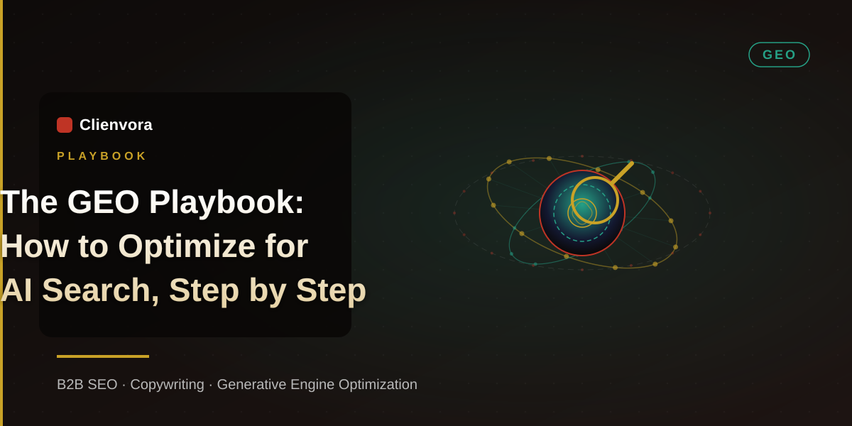 The GEO Playbook: How to Optimize for AI Search, Step by Step